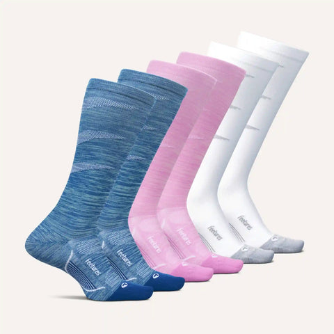 Graduated Compression Light Cushion Knee High 6 Pack