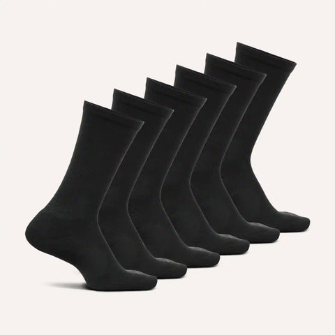 Plantar Fasciitis Relief Sock Light Cushion Quarter 6 Pack